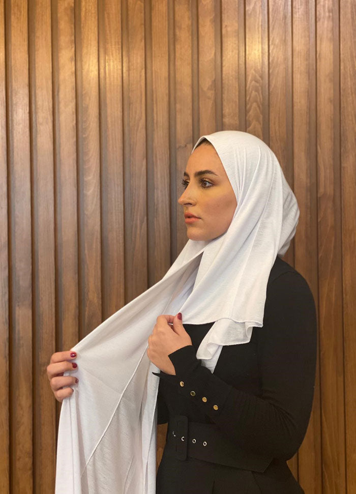 Shash Turki Folded - Close Hijab مخيط عند الوجه