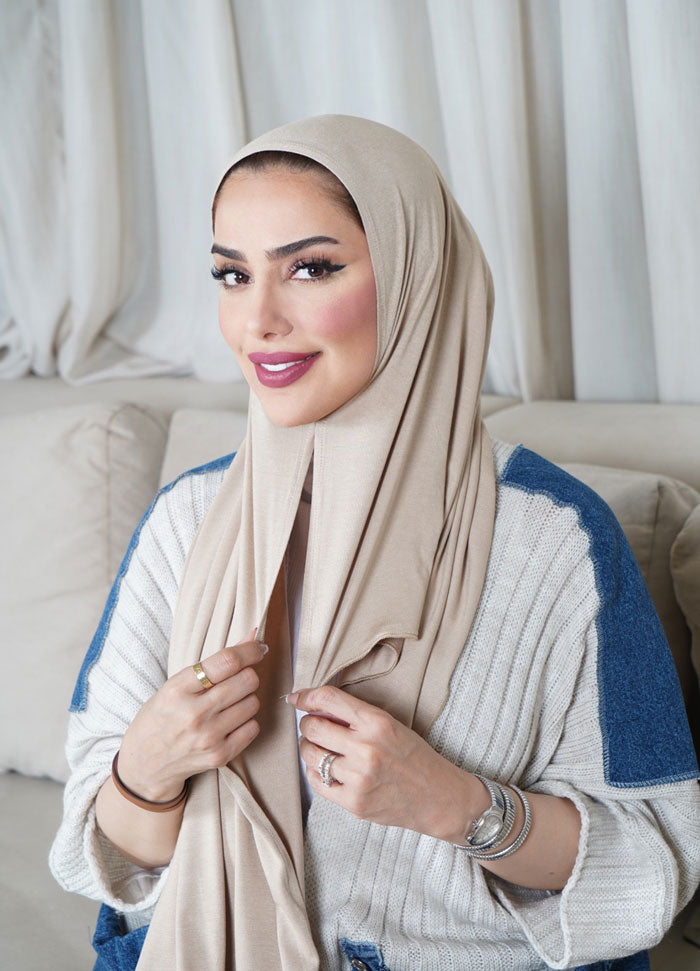 Italy Cotton - Close HIjab مخيط عند الوجه