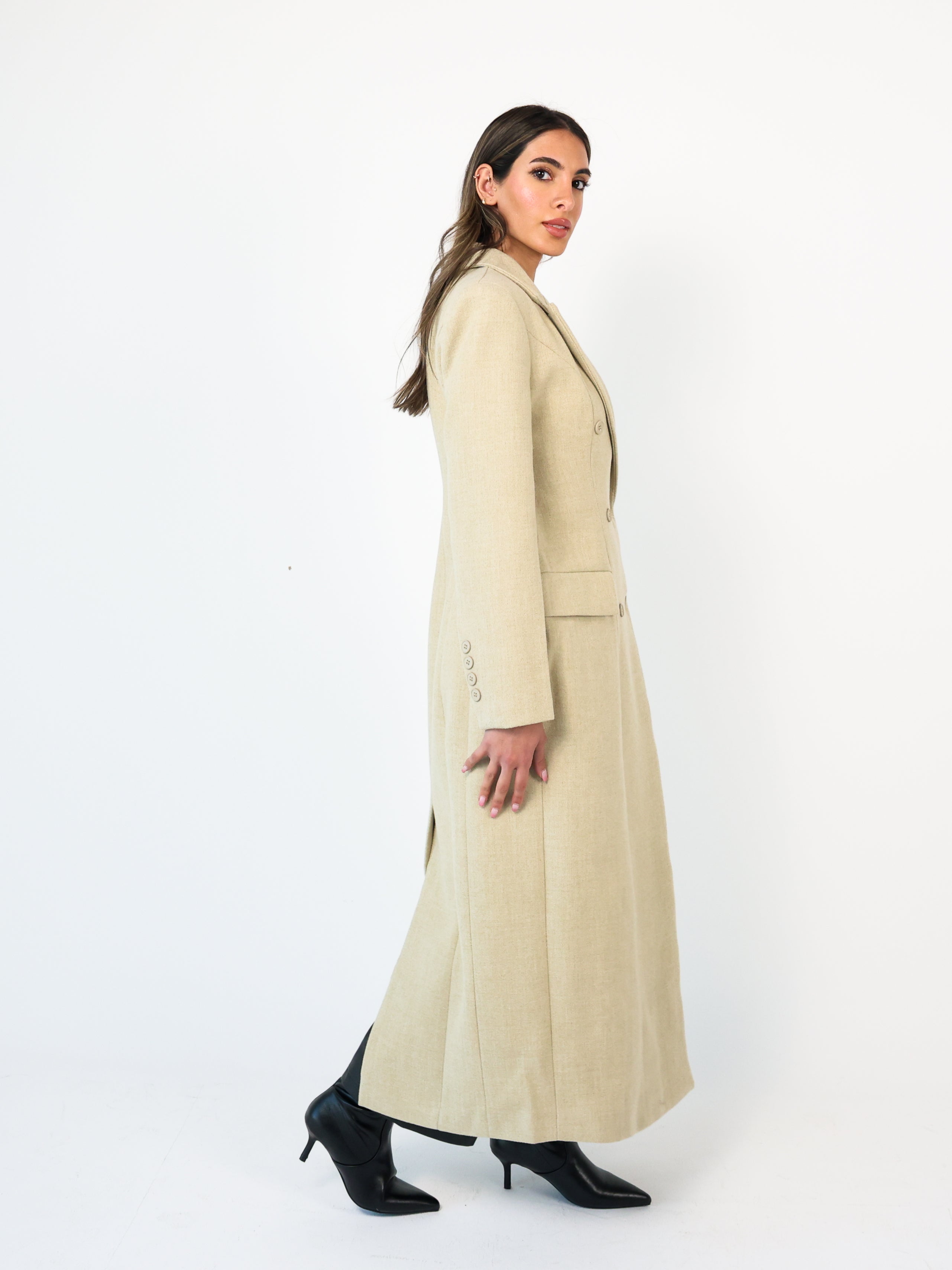 Double Breasted Over Coat