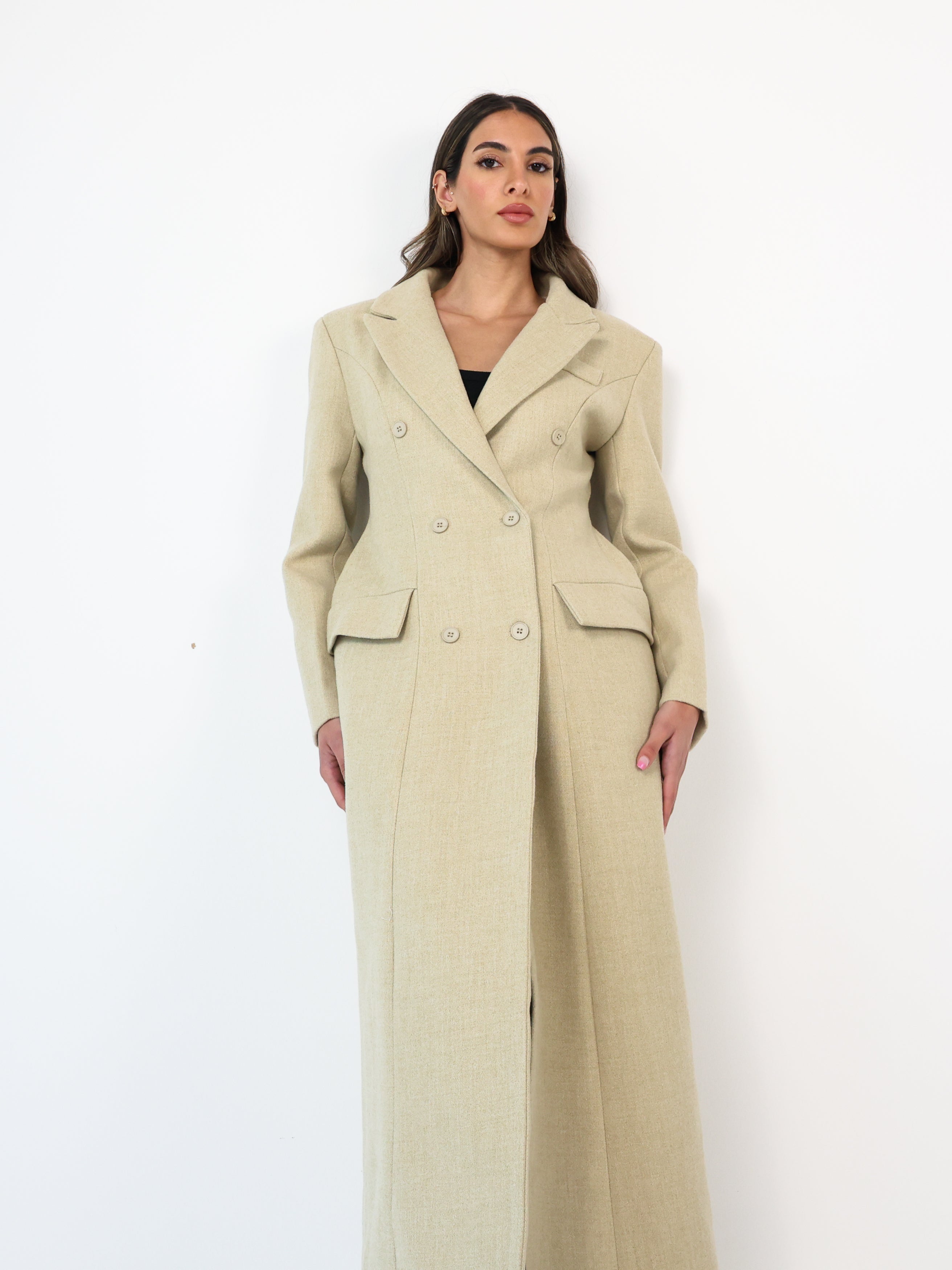 Double Breasted Over Coat