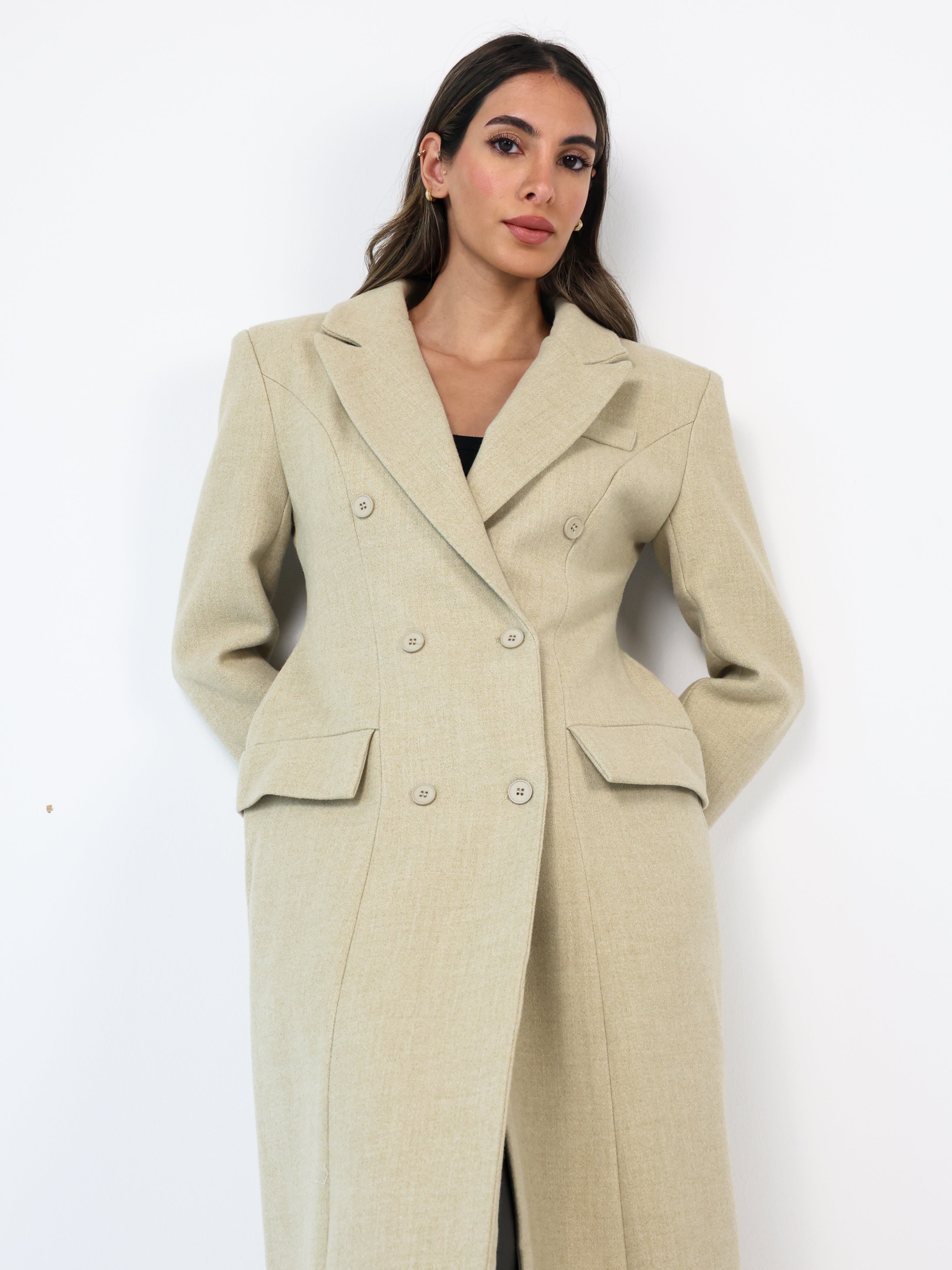 Double Breasted Over Coat