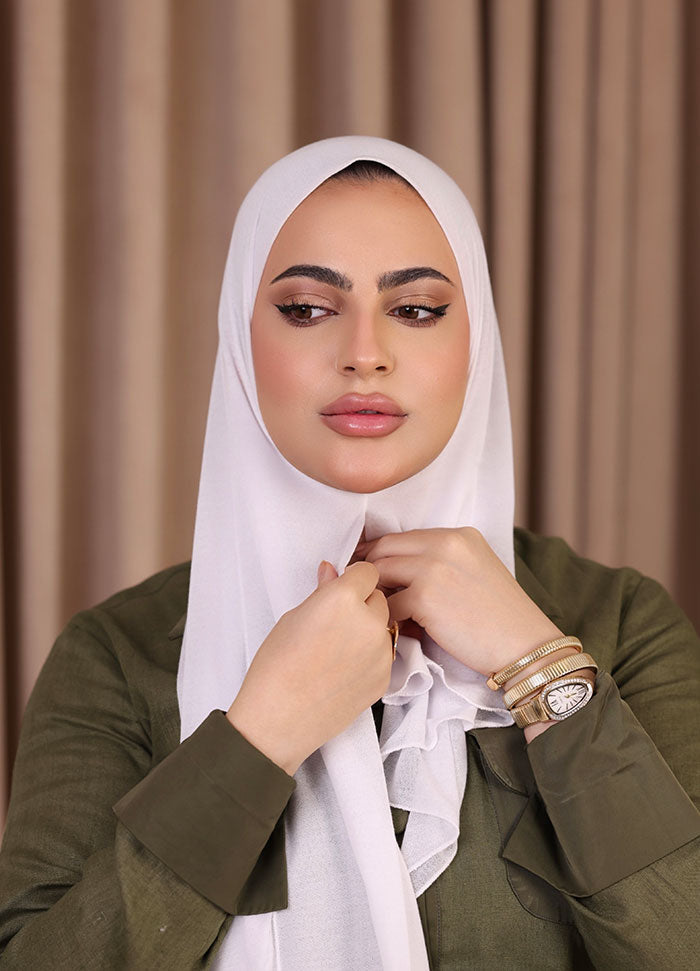 Shash Turki Folded - Close Hijab مخيط عند الوجه