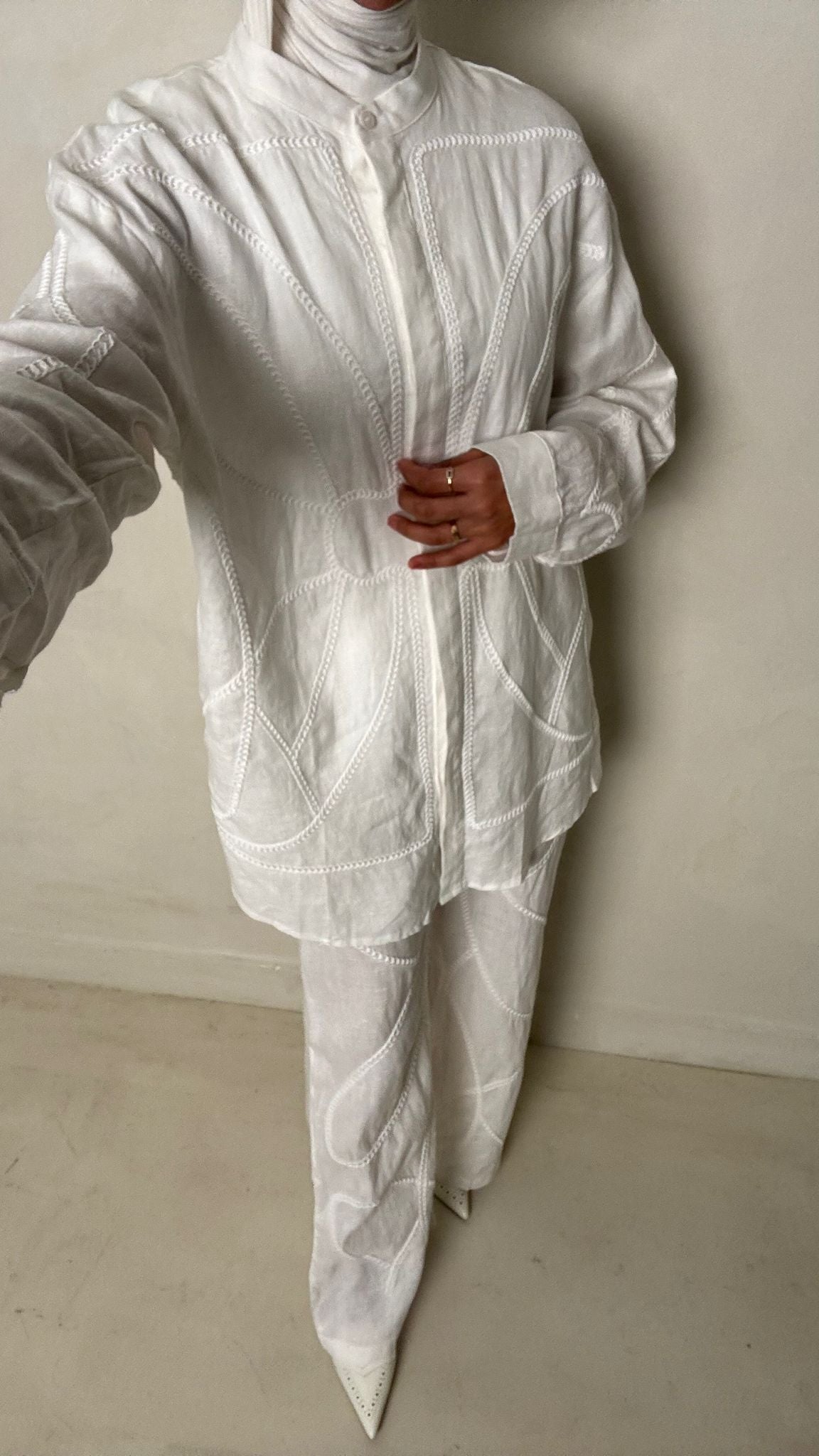Linen Set- Offwhite