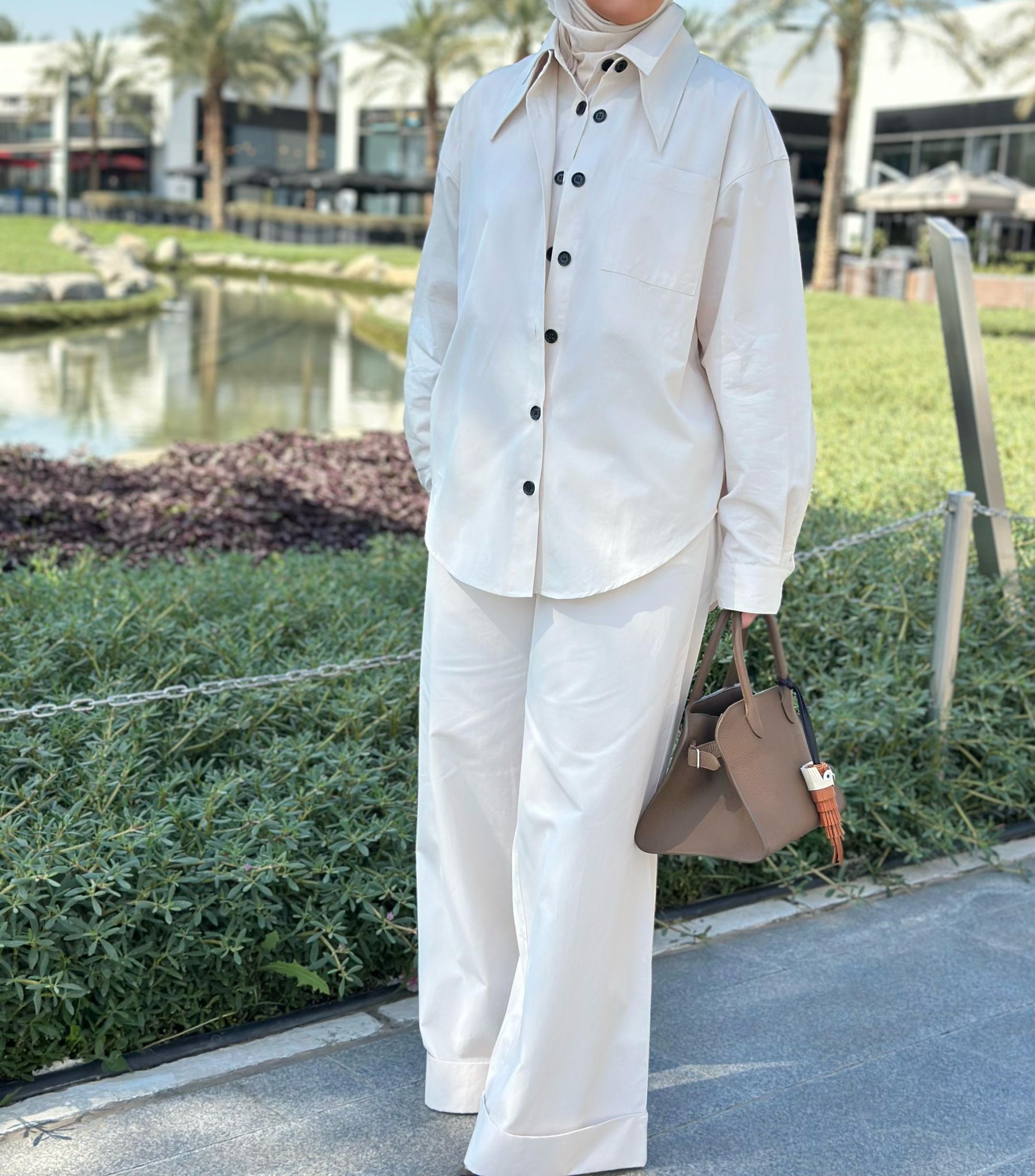 Light Beige Co-ord Set