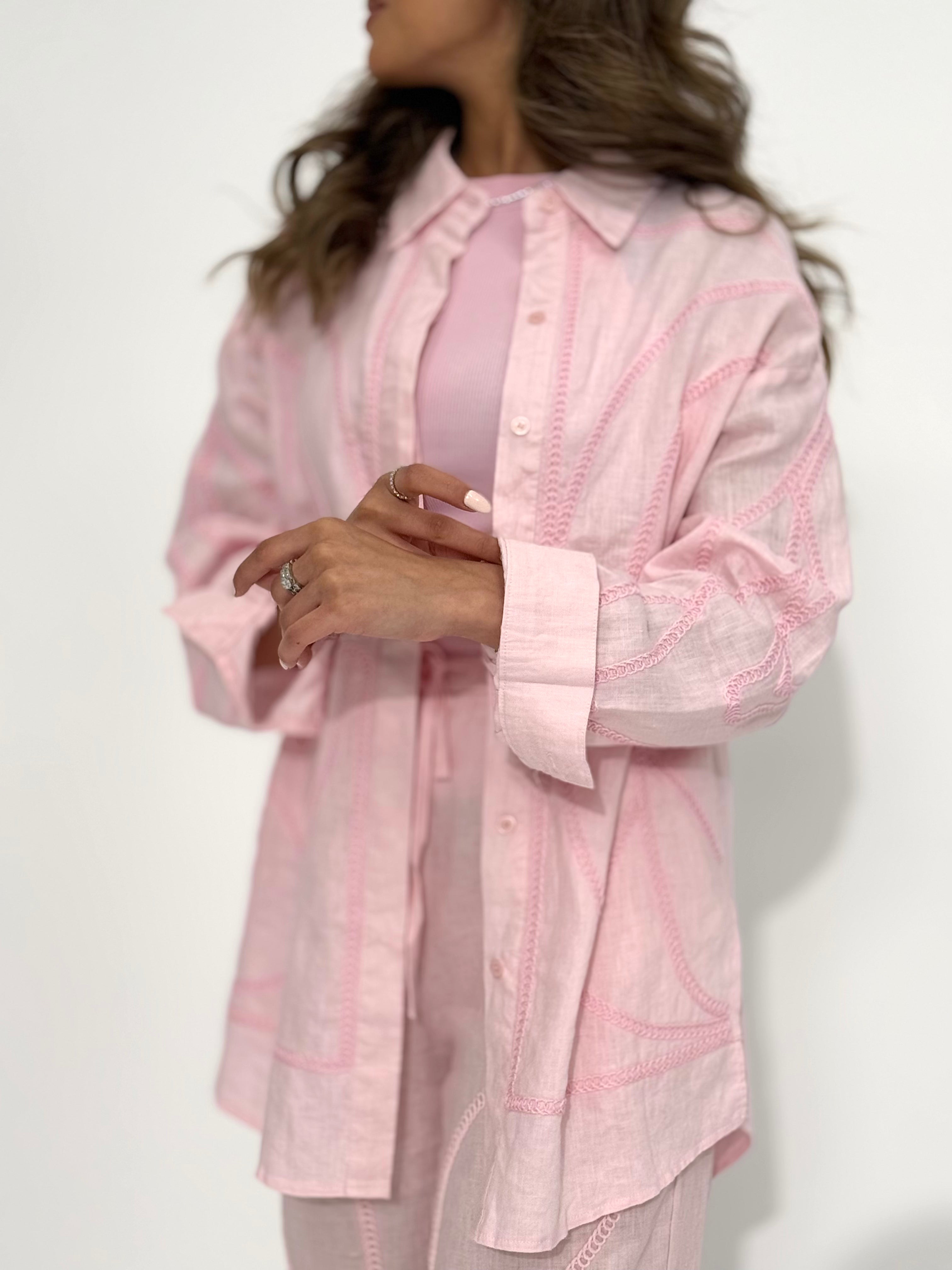 Linen Set- Pink