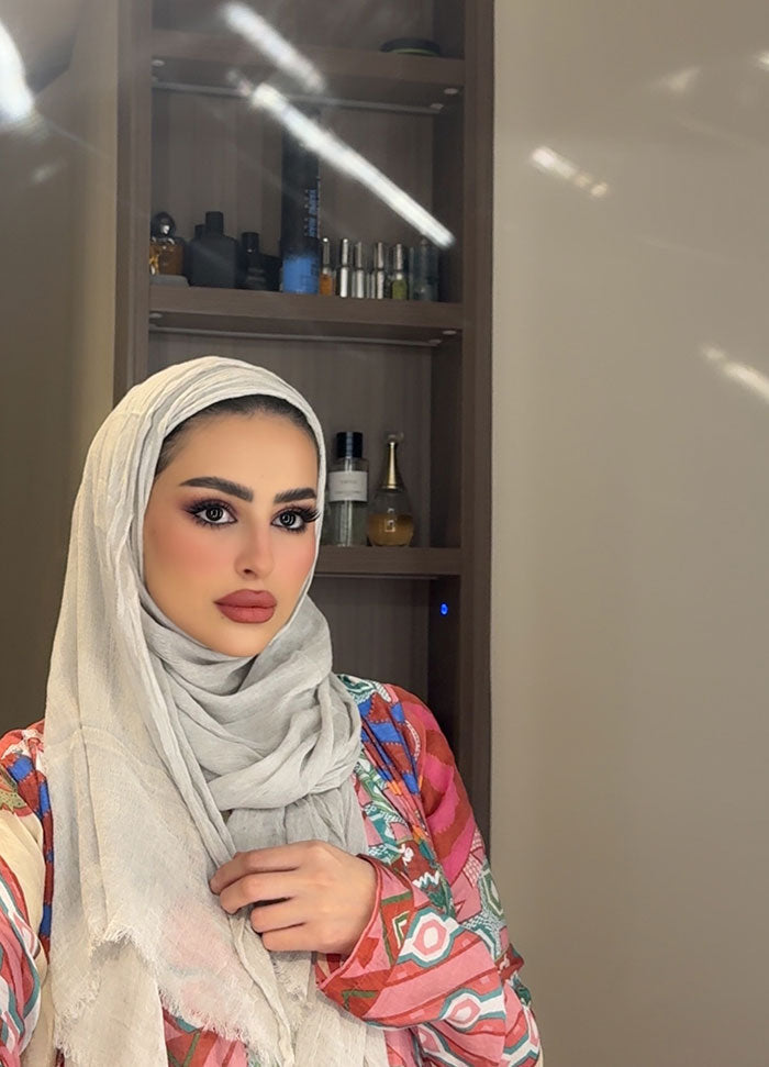 Short Thin Kresha حجاب كريشة خفيف سادة