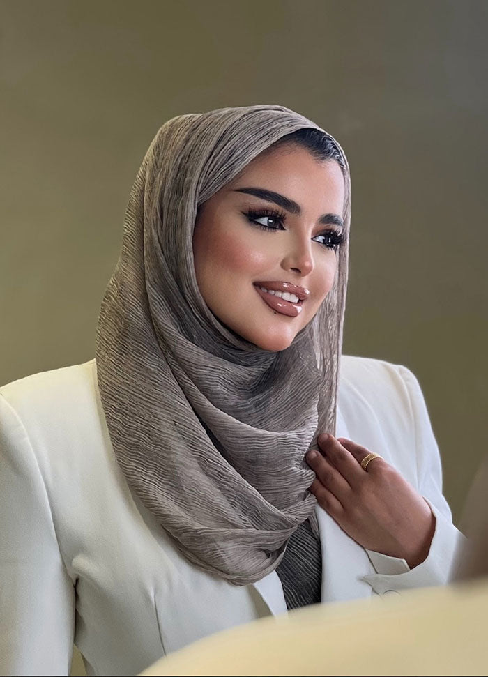 Messy Chiffon حجاب شيفون معفس