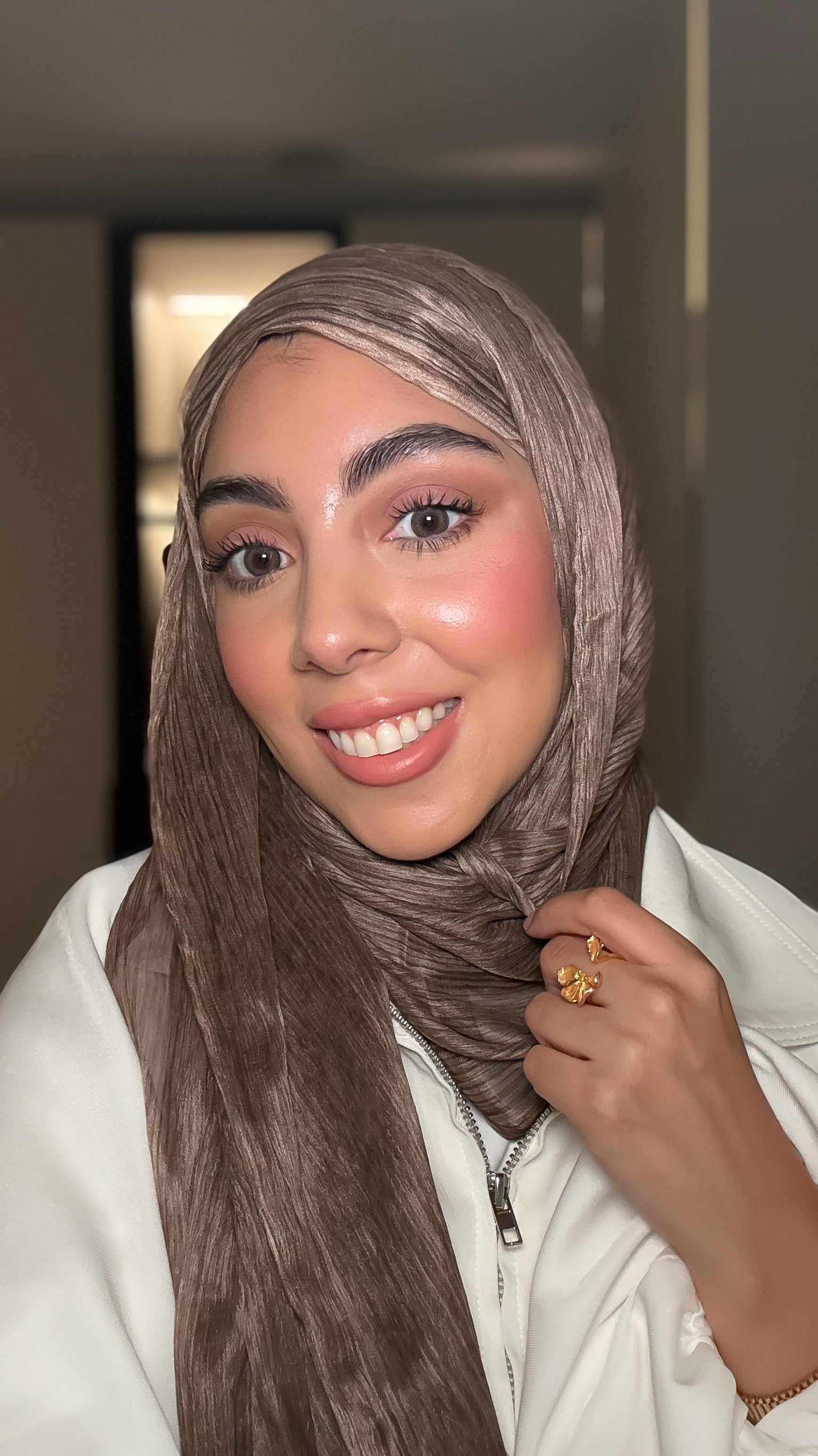 Silk kresha shawl شال حرير كريشة