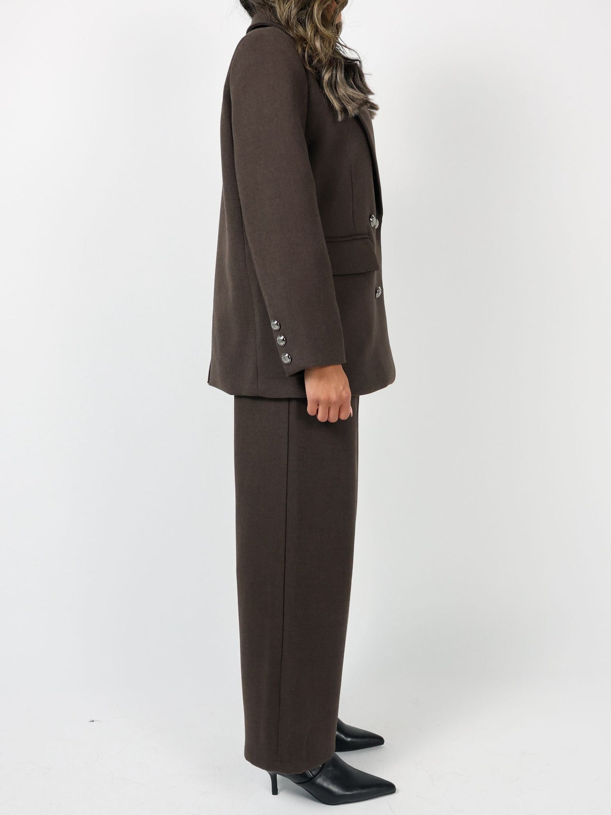 Breasted blazer Set 1005974 بدلة جاكت بليزر