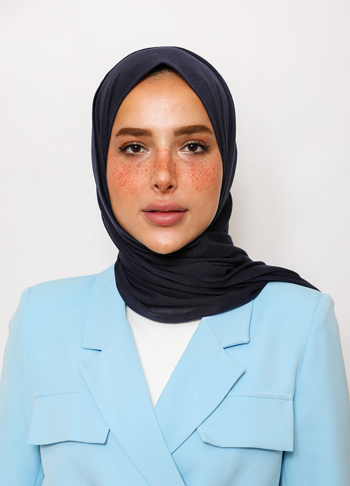 Shash Turki Folded - Close Hijab مخيط عند الوجه