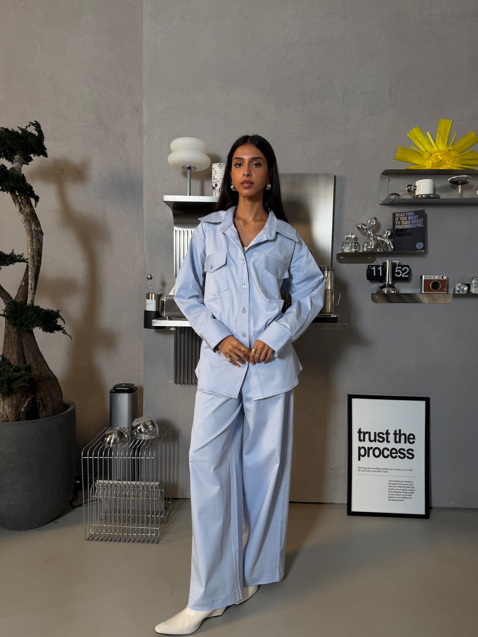 Denim Co-ord Light Blue