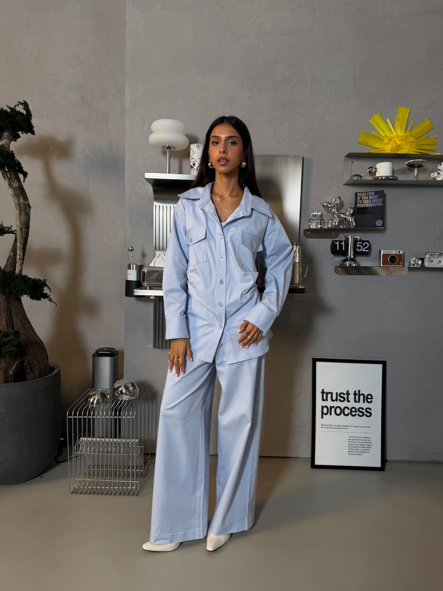 Denim Co-ord Light Blue