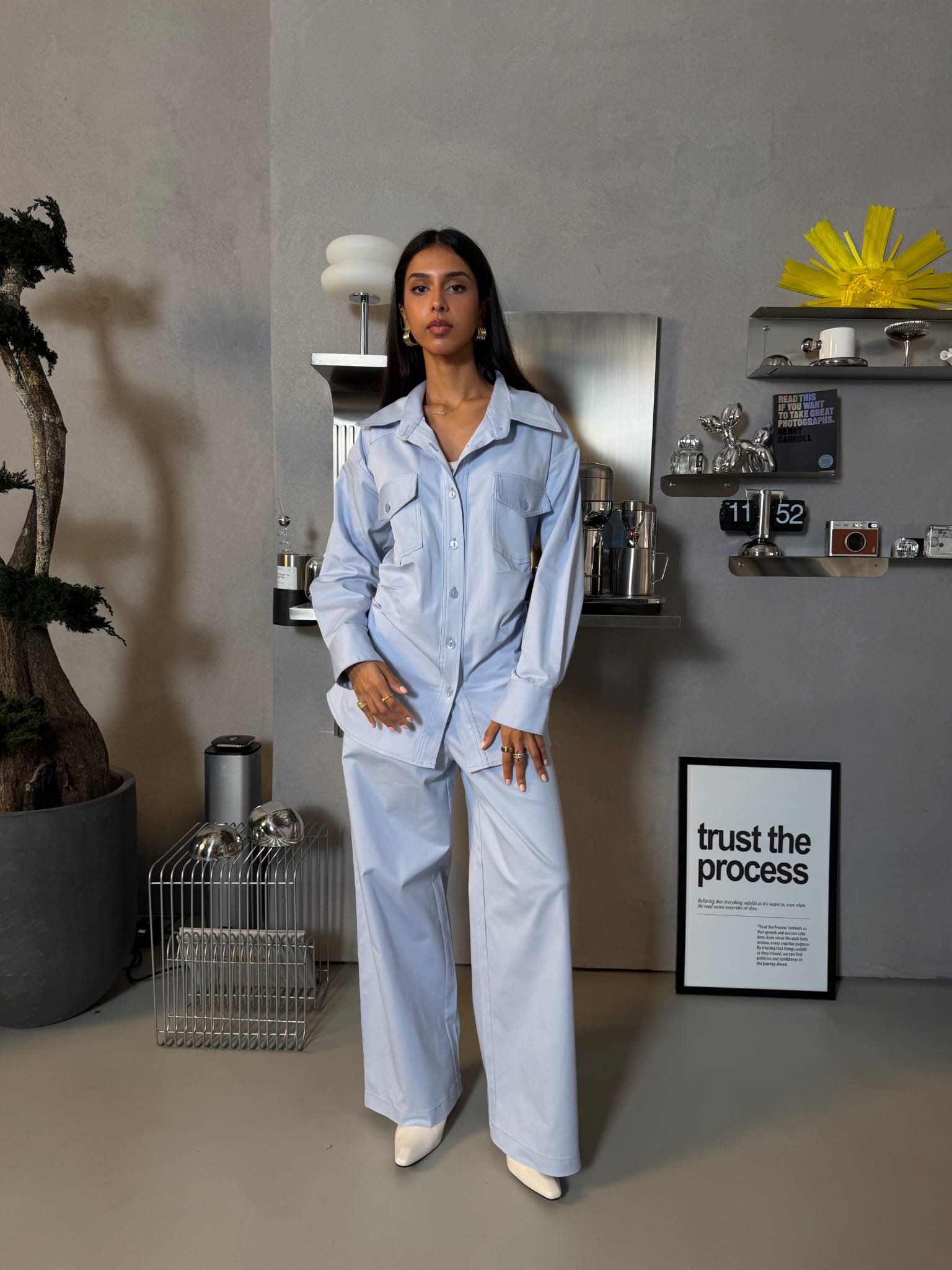 Denim Co-ord Light Blue