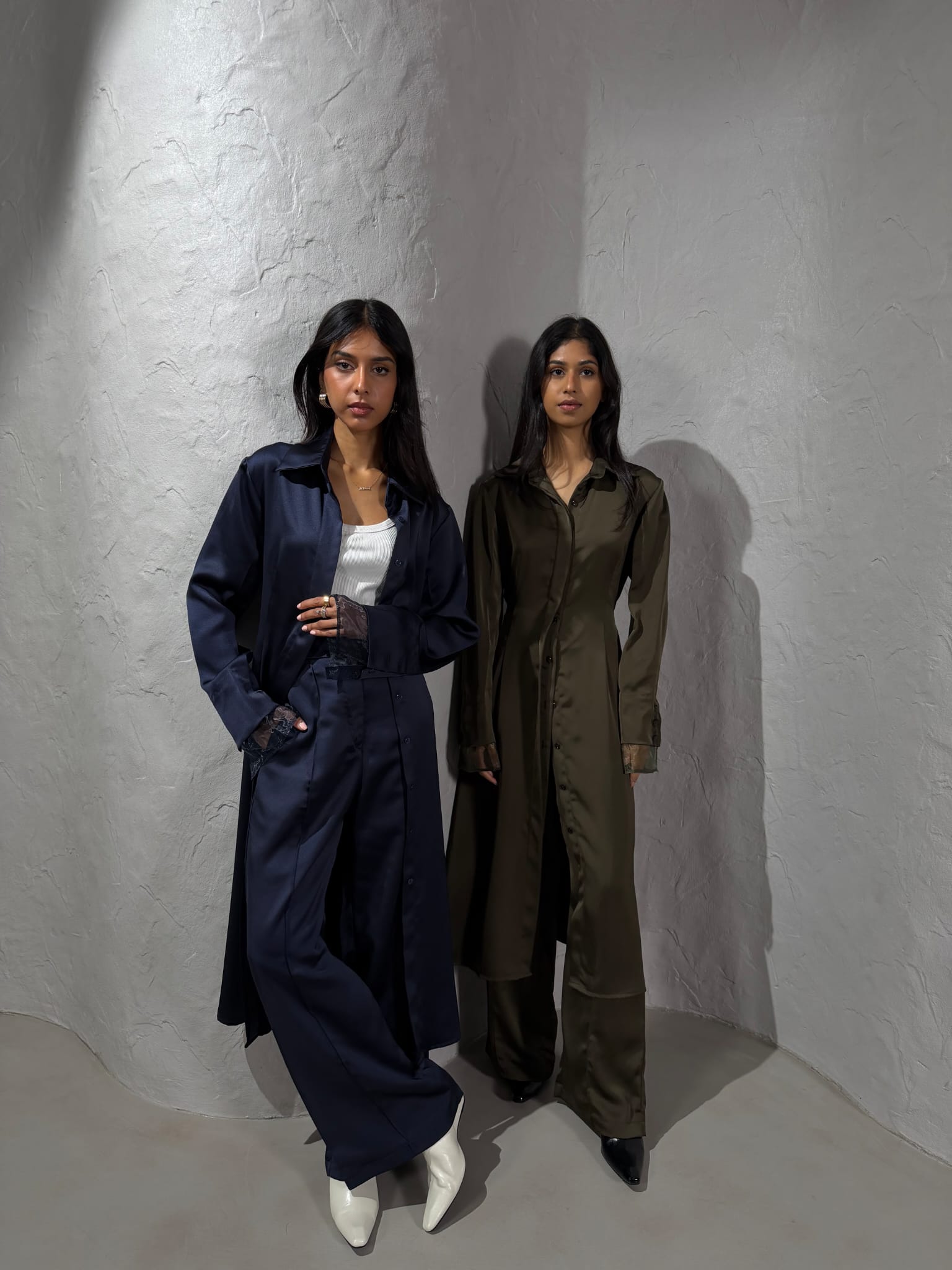 Silky Trench - Olive