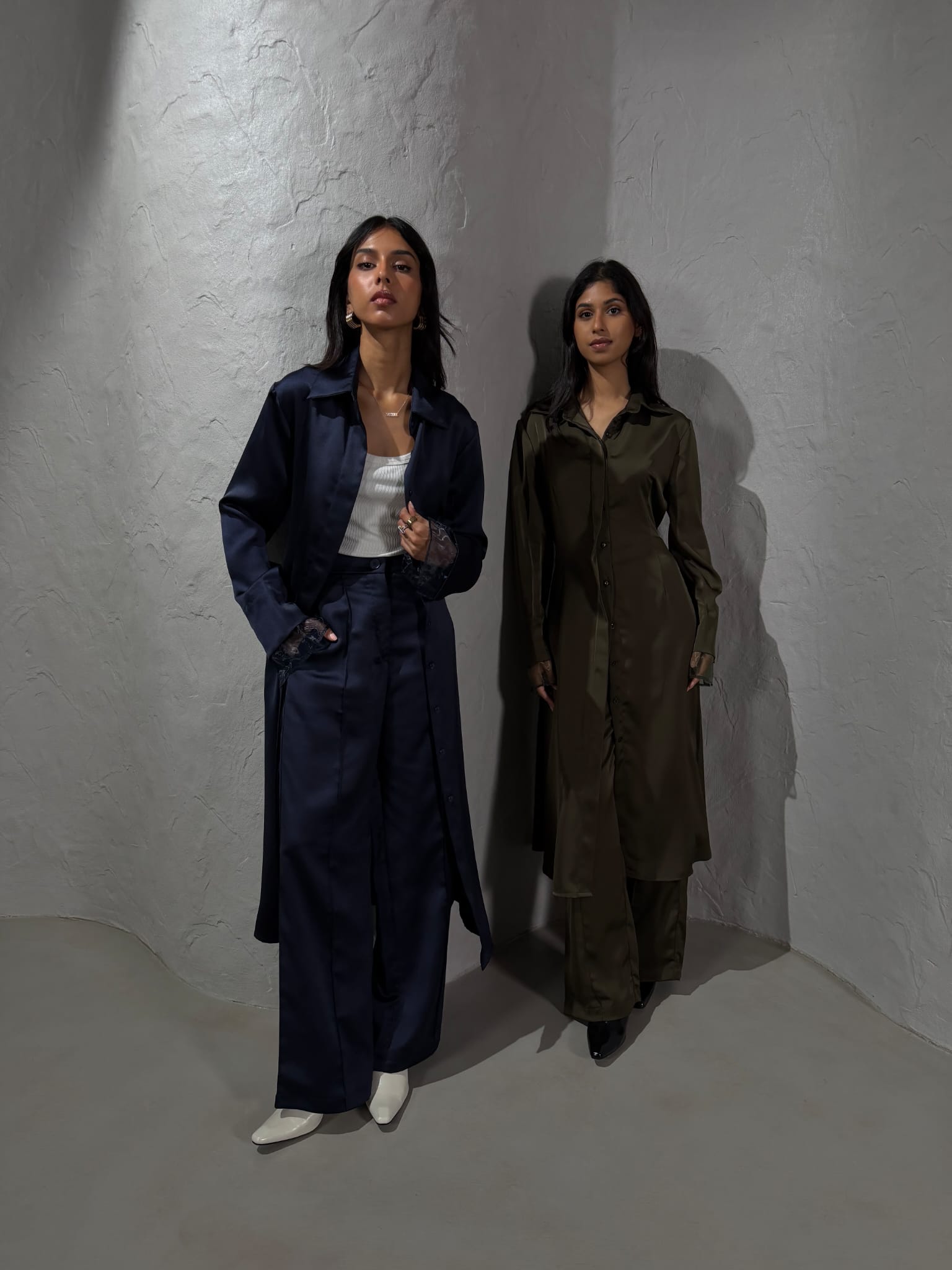 Silky Trench - Olive