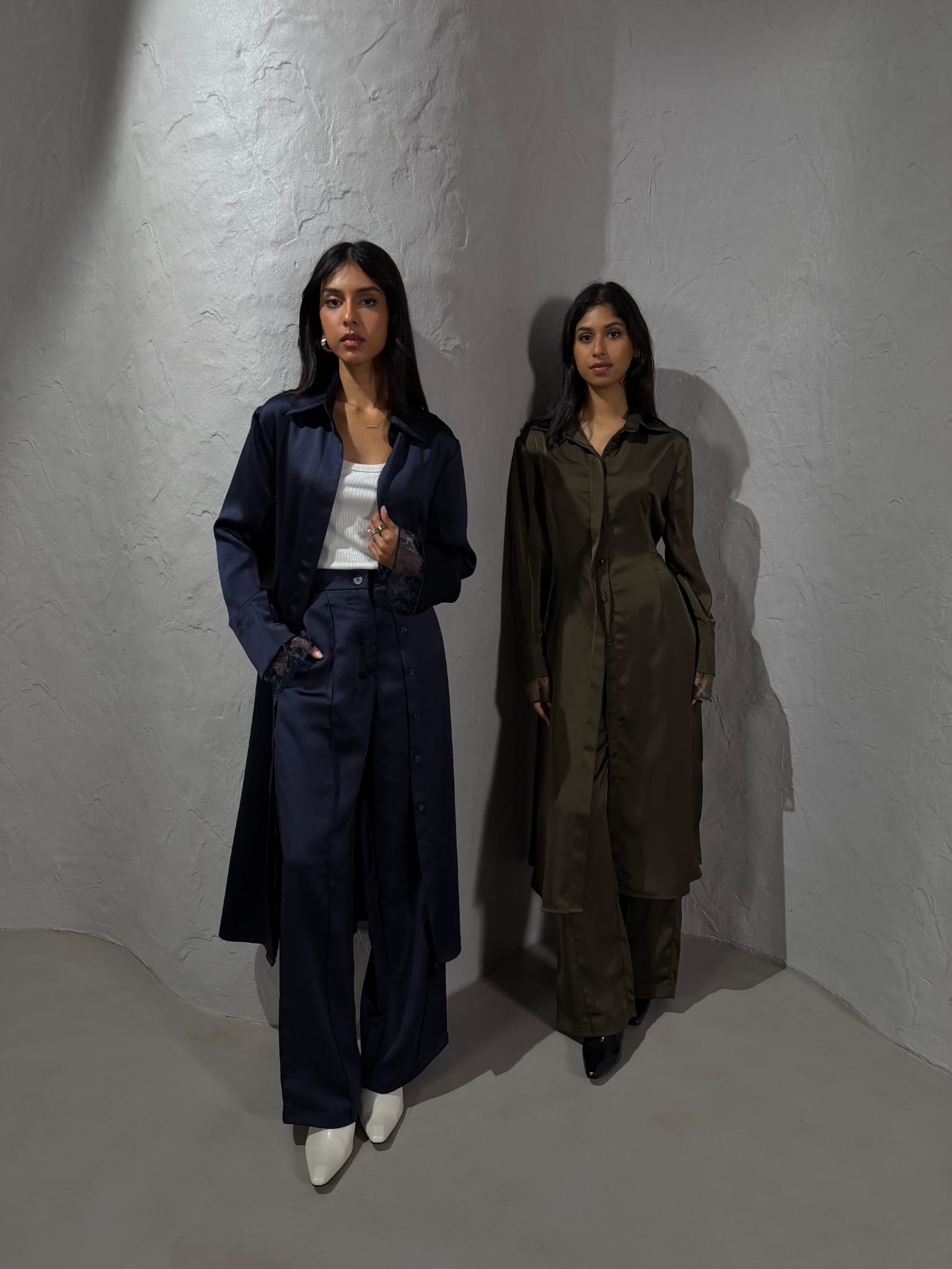 Silky Trench - Olive