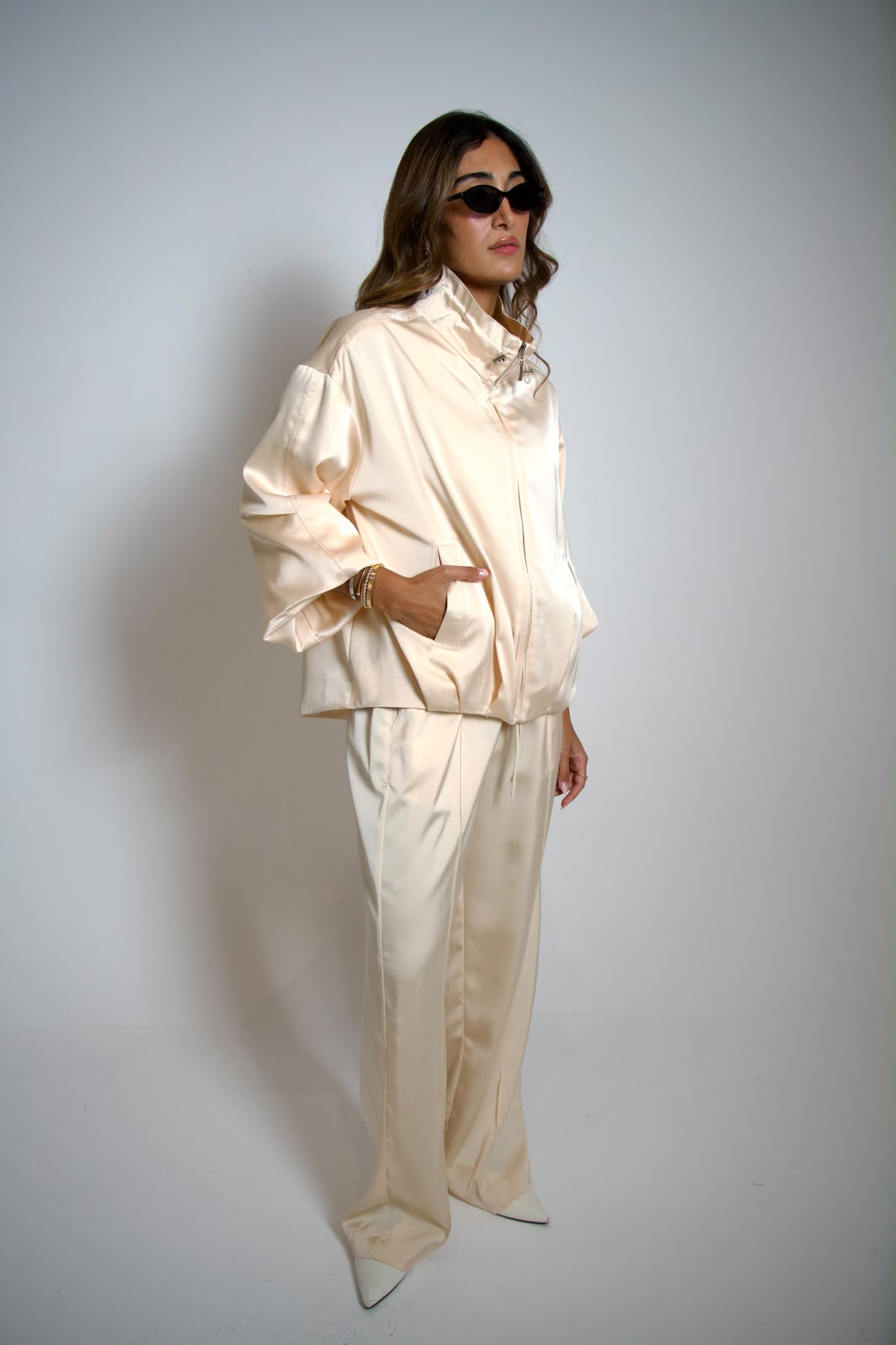 Elara Silk - Cream