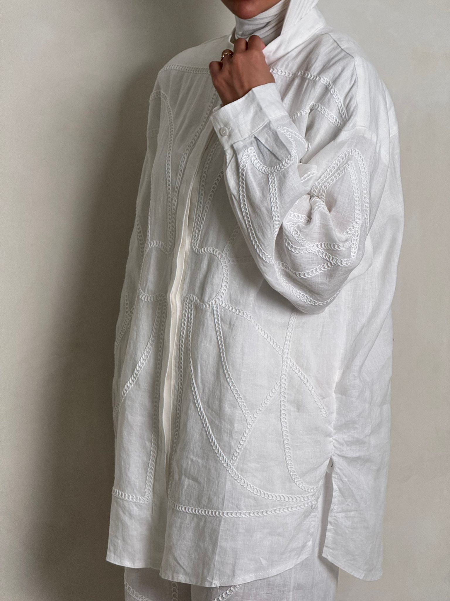 Linen Set- Offwhite
