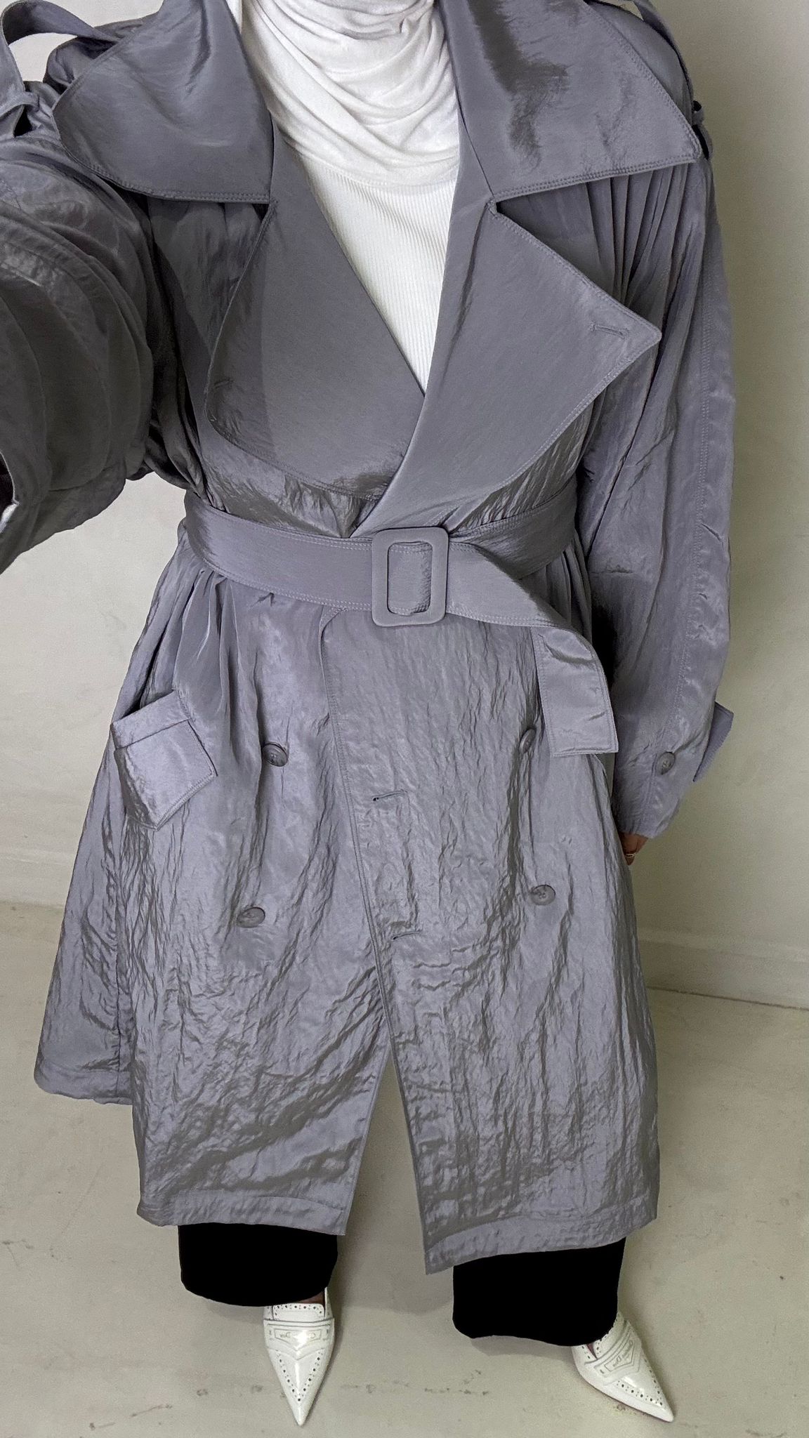 Gray Trench Coat
