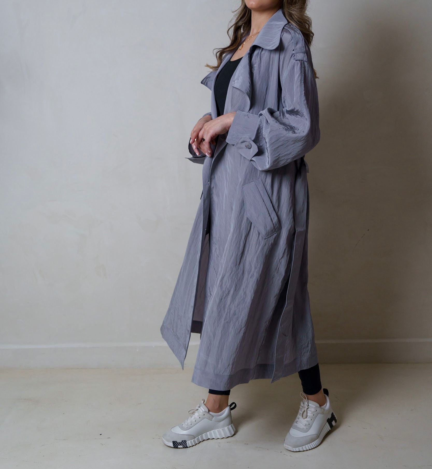 Gray Trench Coat