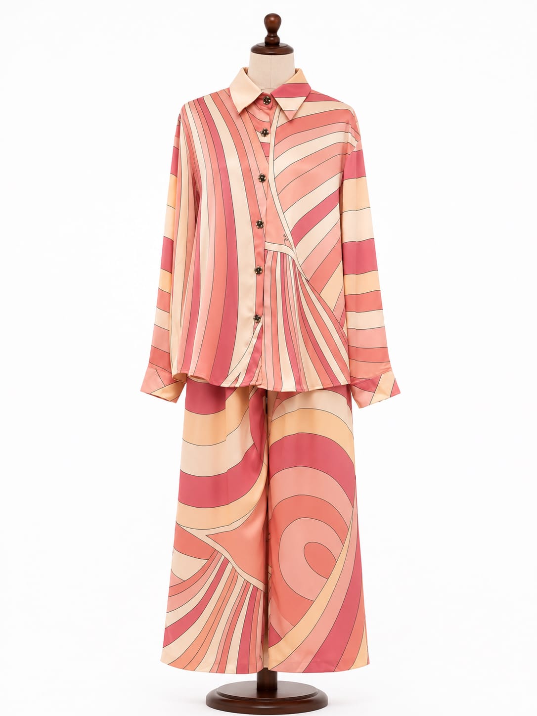Satin Co-Ord - Pink