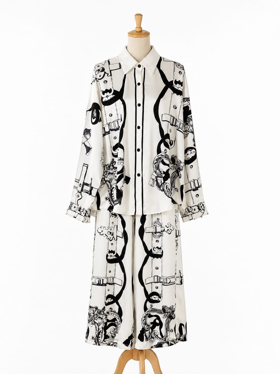 Satin Co-Ord - White