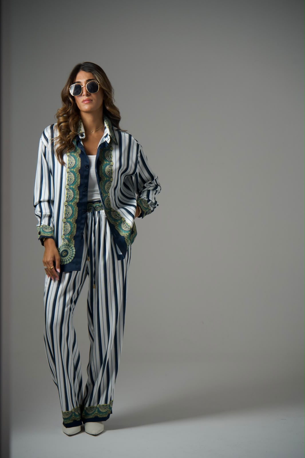 Satin Co-ord - Olive