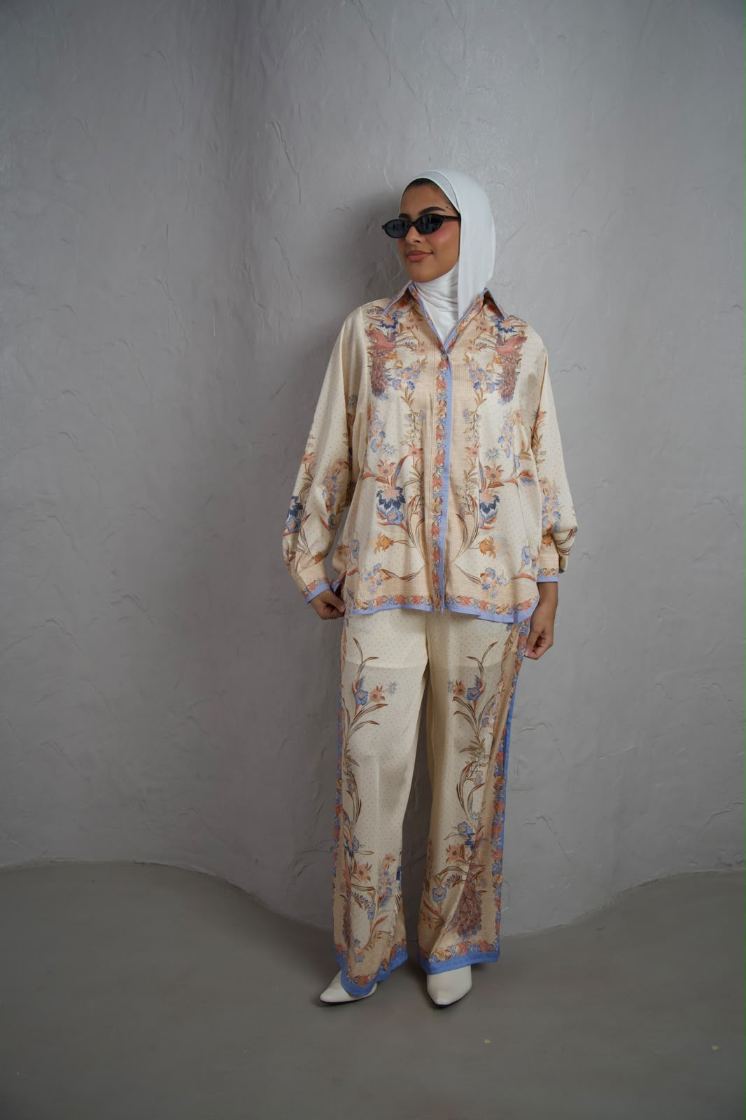 Satin Co-ord - Peach