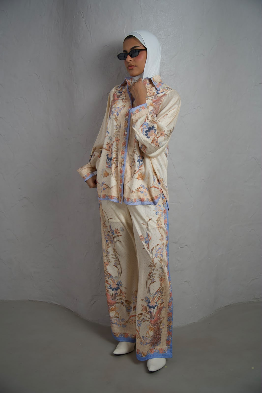 Satin Co-ord - Peach
