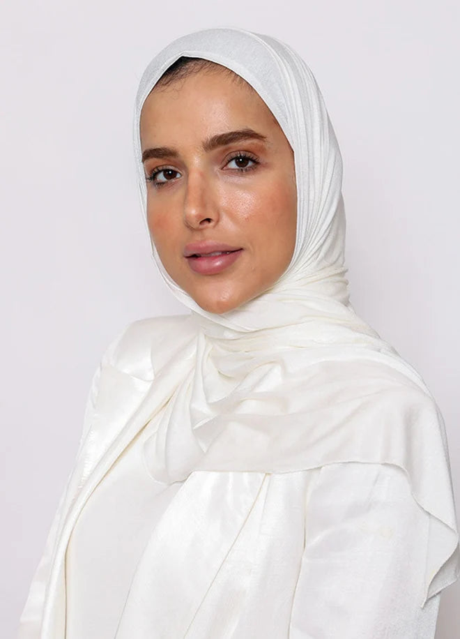 12-pcs Fancy Cotton حجاب قطن فانسي