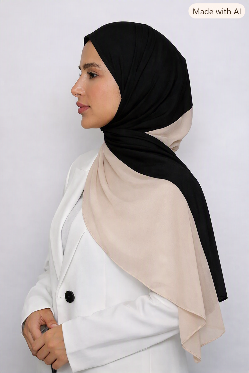 Half Italy Cotton Half Chiffon نص قطن إيطالي نص شيفون