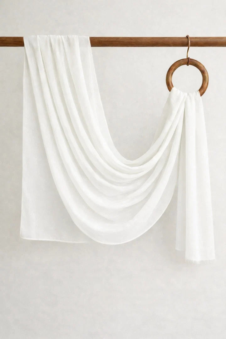 12-pcs Linen Shawl شال كتان – ١٢ قطعة