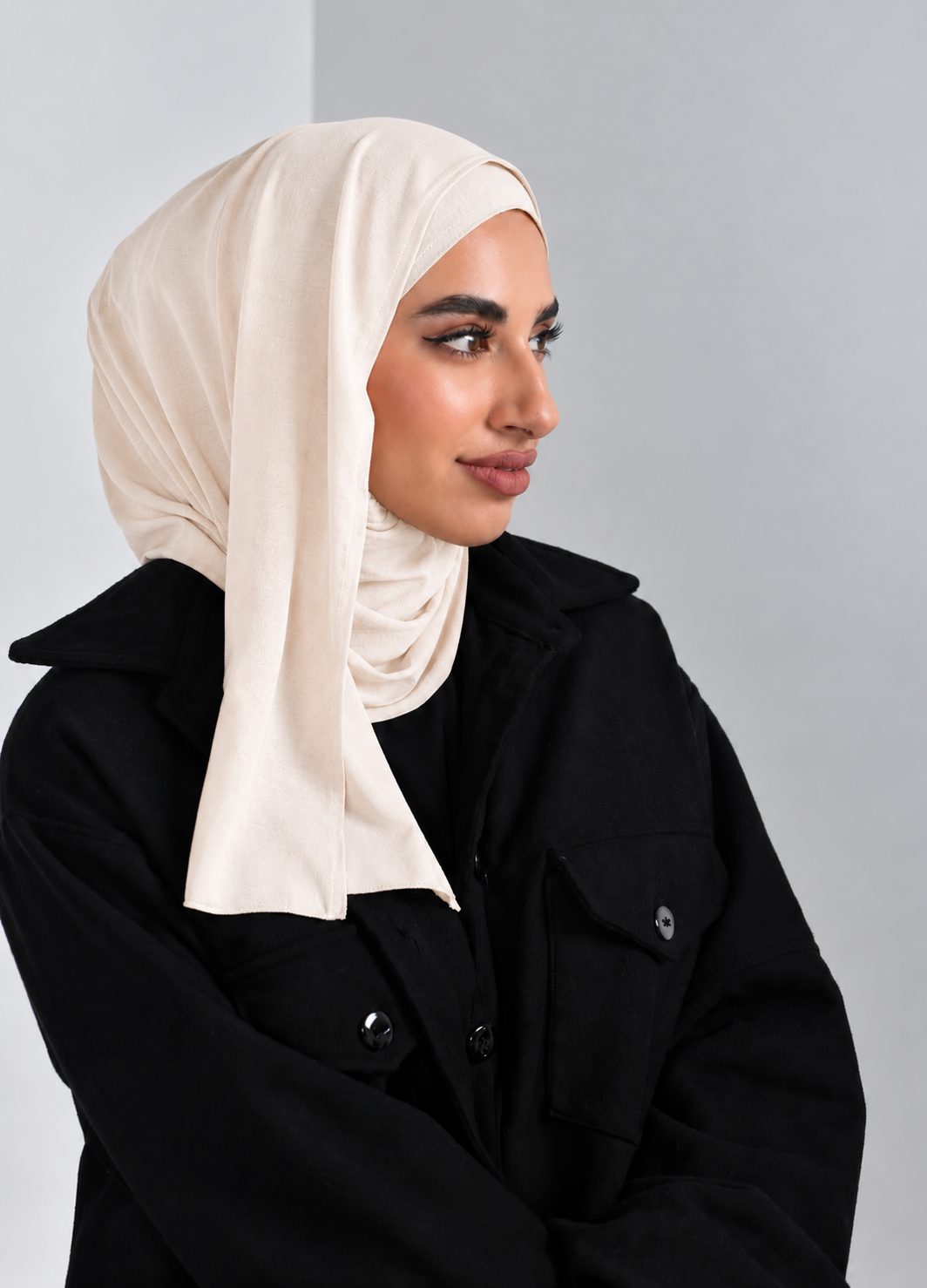 Normal Cotton 100610 حجاب قطن وسط