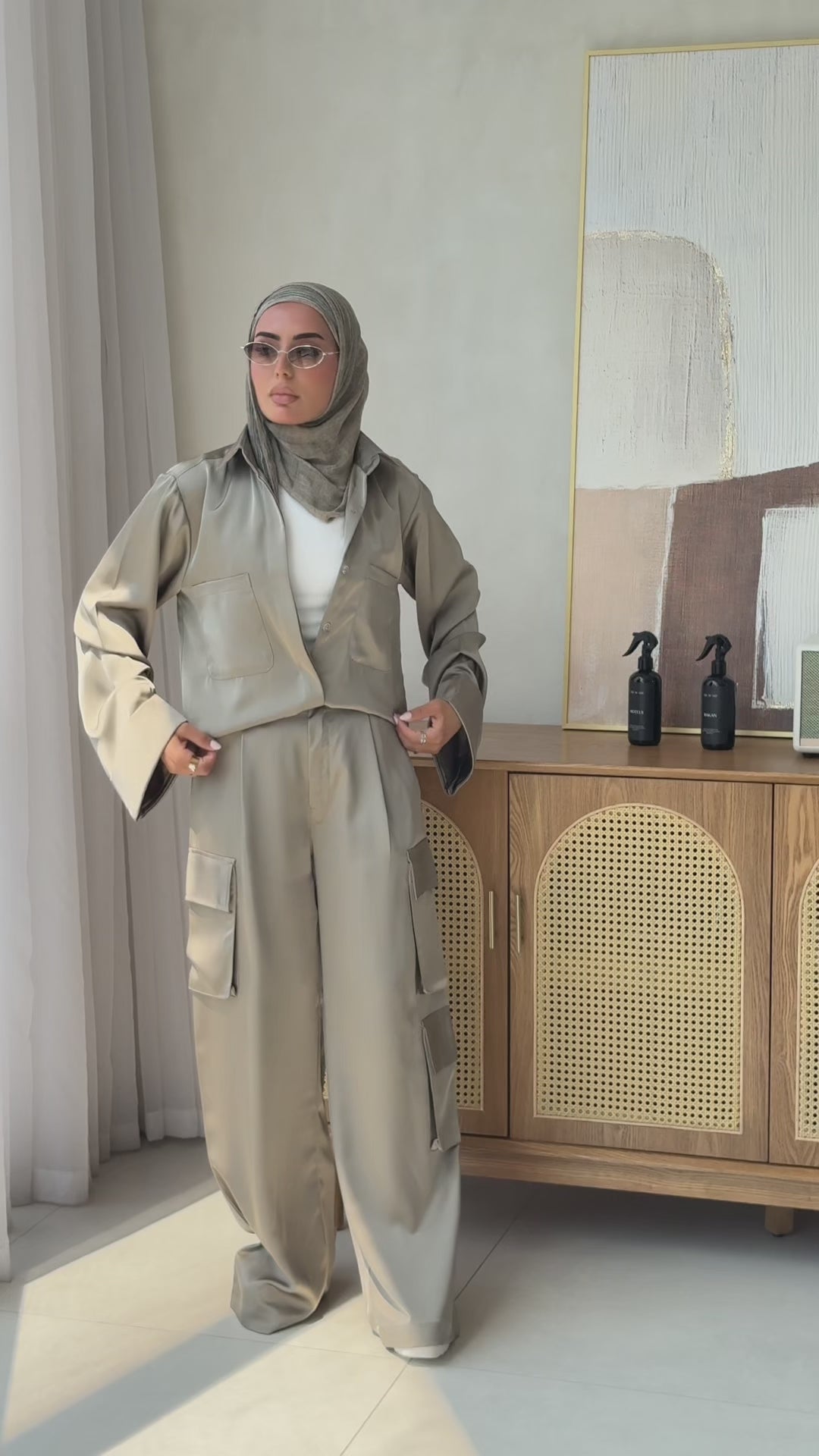 Structured Pocket Trousers