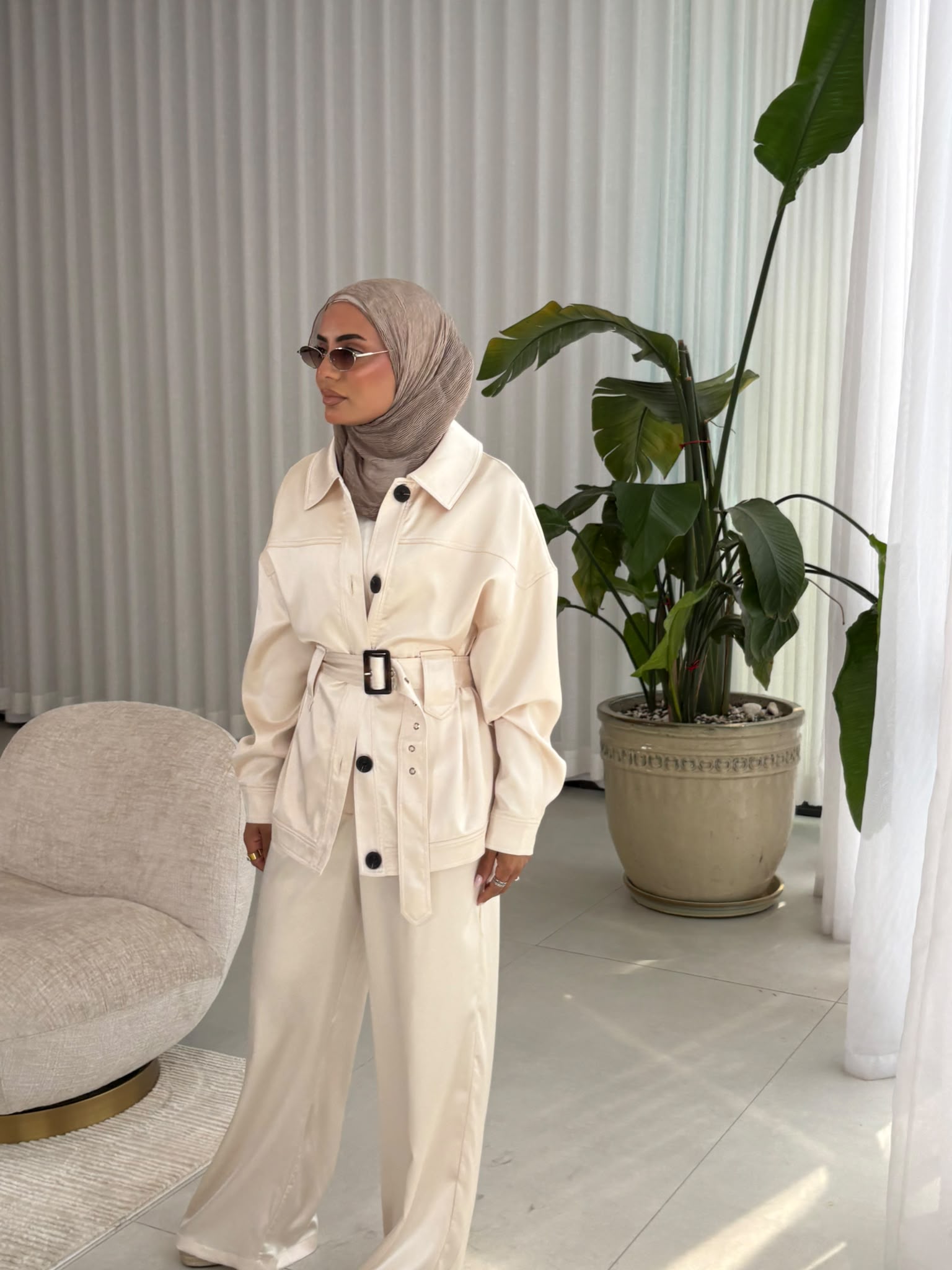 Messy Chiffon حجاب شيفون معفس