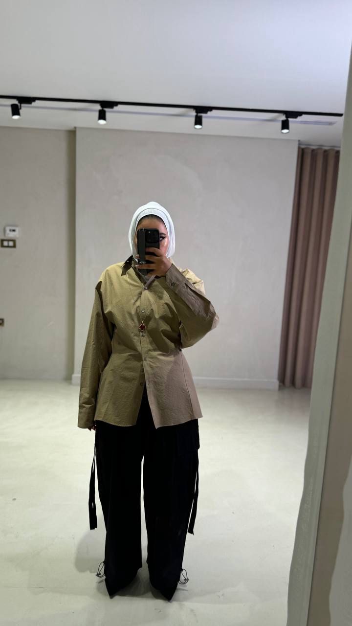 Fitted Back Oversized Shirt