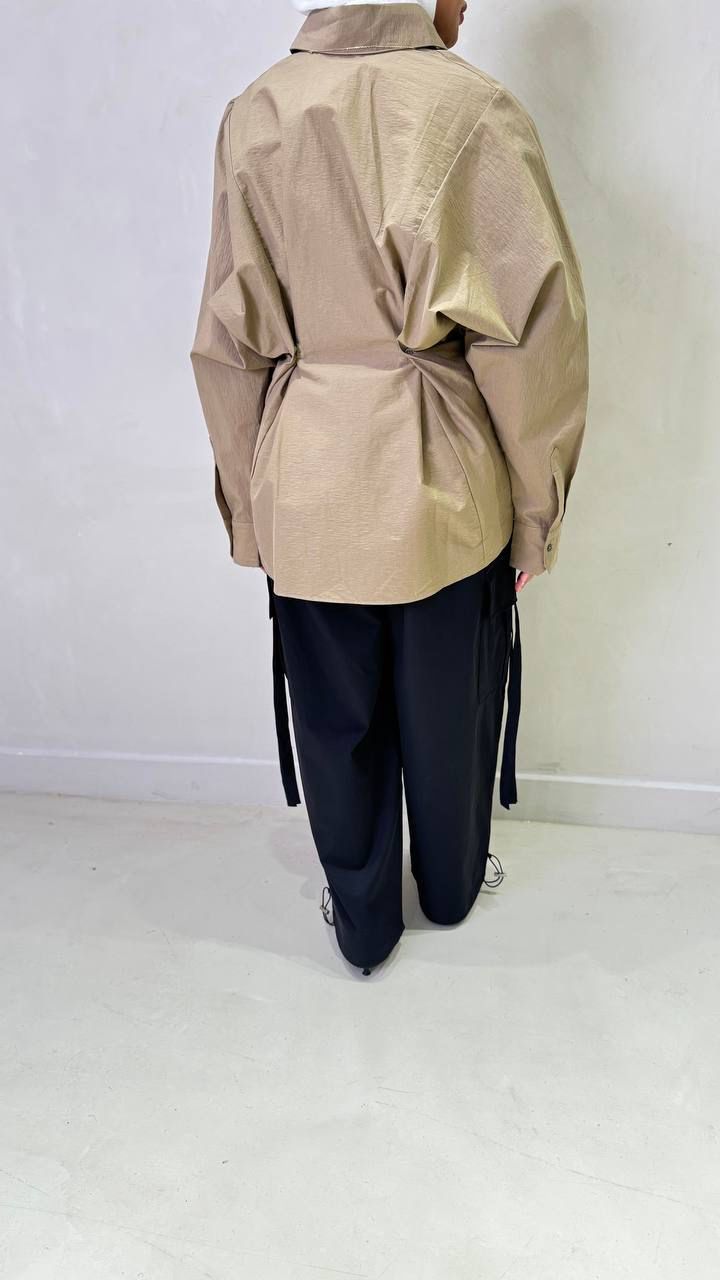 Fitted Back Oversized Shirt
