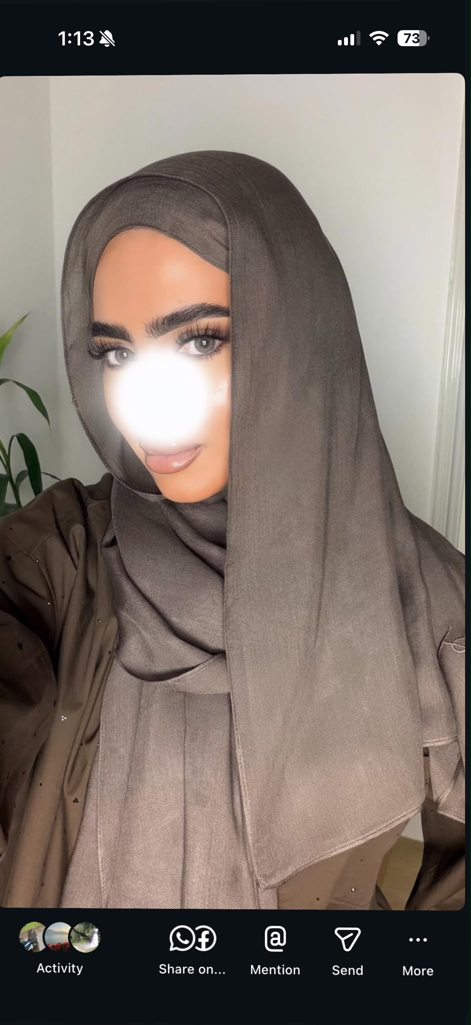 Linen Shawl شال لنن