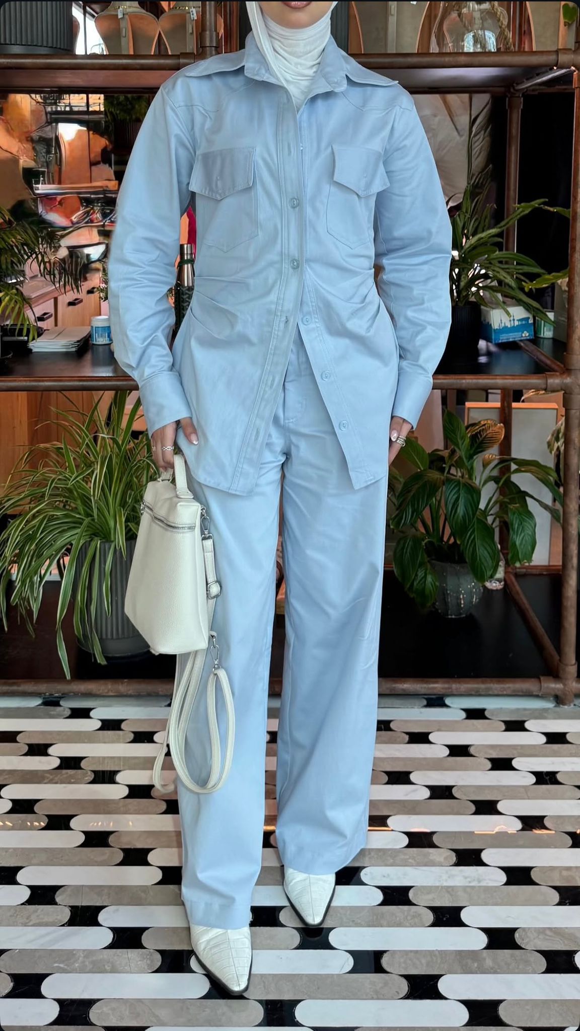 Denim Co-ord Light Blue